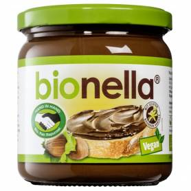 Crema vegana de alune cu ciocolata, eco-bio, 400g - Bionella