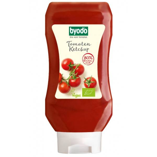 Ketchup de tomate, fara gluten, eco-bio, 300ml - byodo