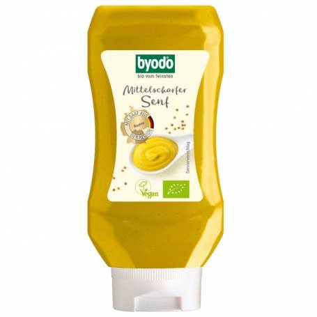 Mustar mediu fin, eco-bio, 300ml - Byodo