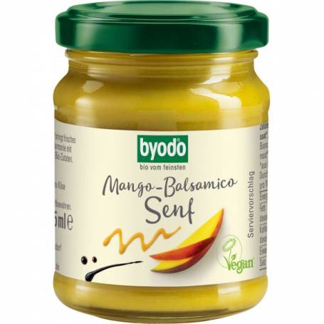Mustar cu mango si otet balsamic, eco-bio, 125ml - Byodo