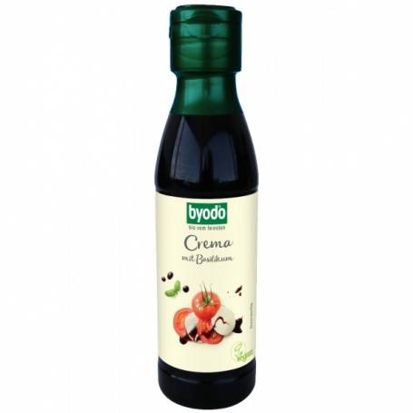 Otet balsamic crema cu busuioc, eco-bio, 150ml - Byodo