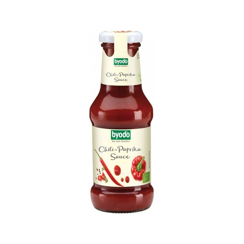 Sos de ardei cu ardei iute, eco-bio, 250ml - Byodo