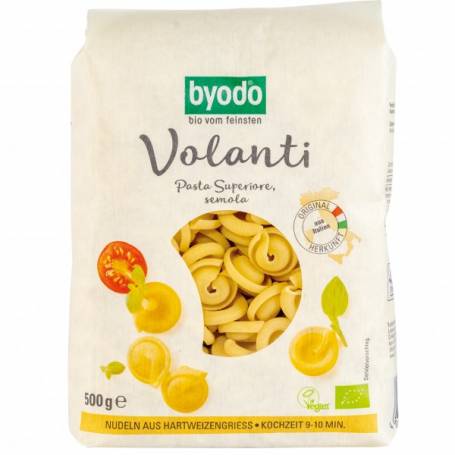 Paste Volanti din gris de grau dur, eco-bio, 500g - Byodo