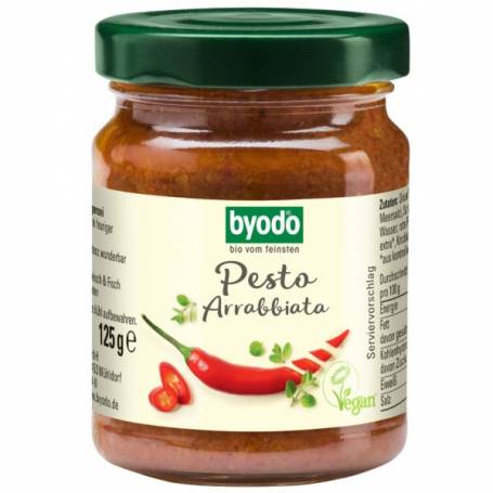 Pesto Arrabbiata, eco-bio, 125g - Byodo