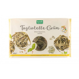 Tagliatelle verzi cu spanac, eco-bio, 250g - Byodo