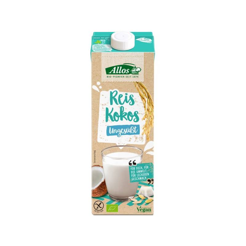 Bautura de orez si cocos, eco-bio, 1l - Allos