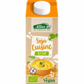 Crema de soia lichida pentru gatit, eco-bio, 200ml - Allos