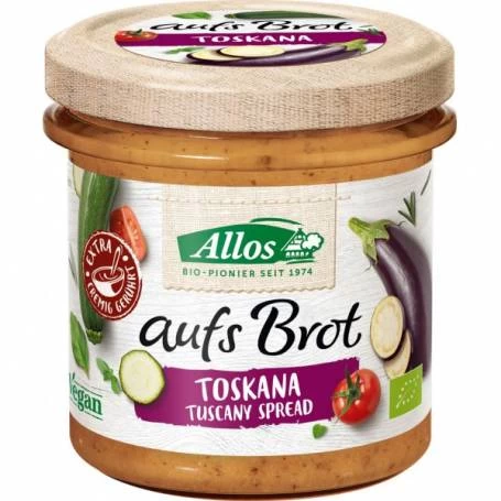 Crema tartinabila Toskana, eco-bio, 140g - Allos