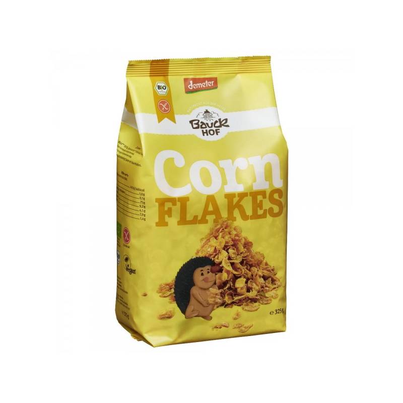Fulgi de porumb, fara gluten, eco-bio, 325g - Bauck Hof