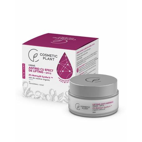 Crema antirid cu efect de lifting cu SPF 15 Face Care, 50ml - Cosmeticplant