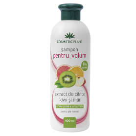 Sampon pentru volum cu extract de citrice, kiwi si mar, 400ml - Cosmeticplant