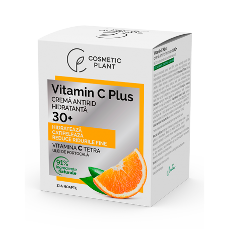 Crema antirid hidratanta 30+ Vitamin C Plus, 50ml - Cosmetic Plant