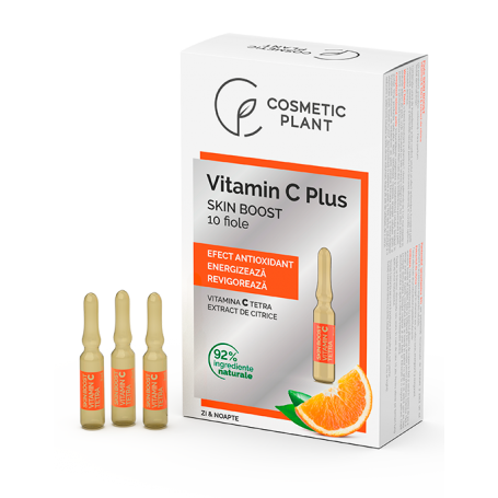 Fiole Skin Boost cu Vitamina C Tetra, 10buc - Cosmetic Plant