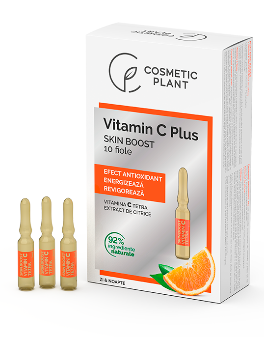 Fiole skin boost cu vitamina c tetra, 10buc - cosmetic plant
