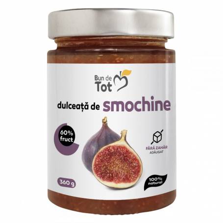 Dulceata de smochine, 100% NATURAL, fara zahar, 360g - Dacia Plant