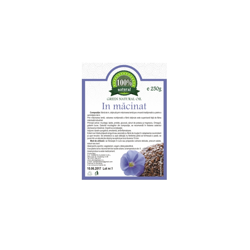 Seminte de In macinate 500g - Carmita