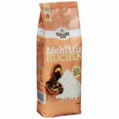 Mix de faina pentru prajituri, fara gluten, eco-bio, 800g - Bauck Hof