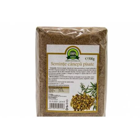 Seminte canepa pisate, 500g - CARMITA