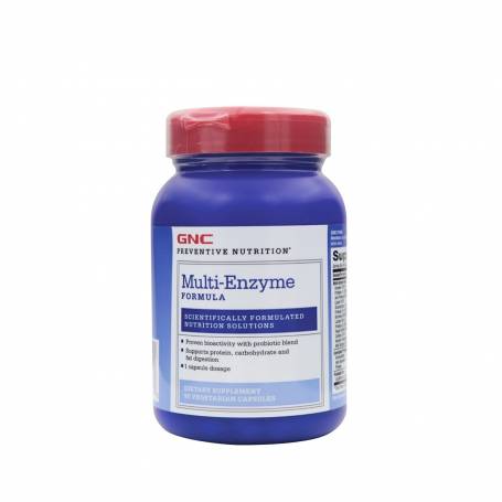 Preventive nutrition formula multi enzime digestive, 90cp - GNC
