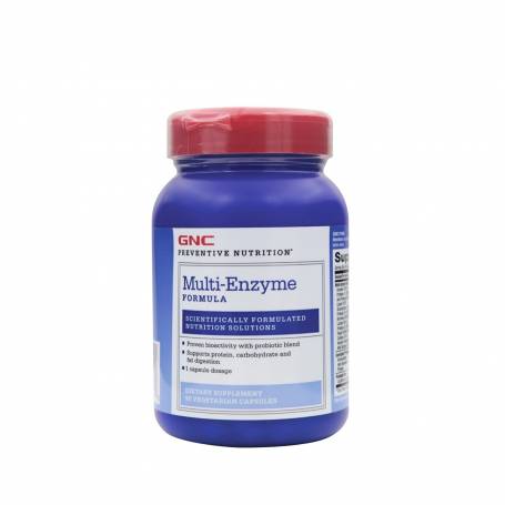 Preventive nutrition formula multi enzime digestive, 90cp - GNC