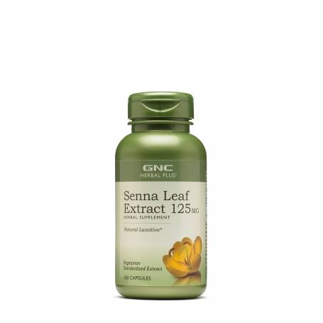 Senna leaf extract frunze de senna, 125mg, 100cps - GNC