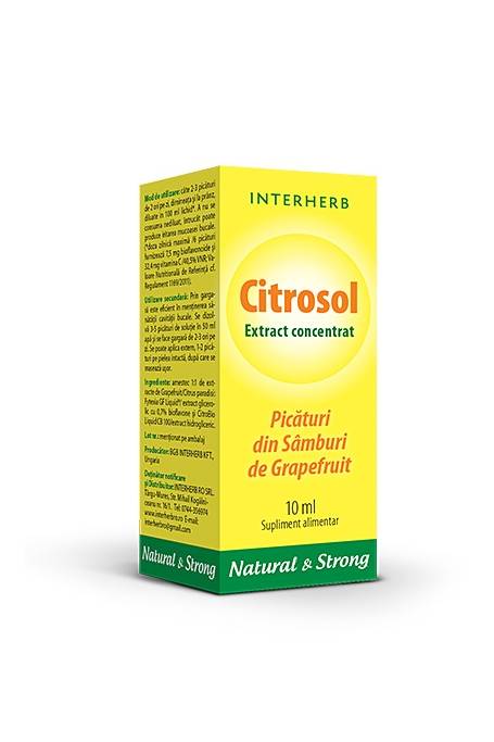 Citrosol extract concentrat, 10ml - interherb