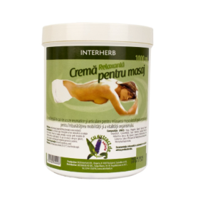 Crema pentru masaj cu extract cu extract de salvie, 500ml - INTERHERB