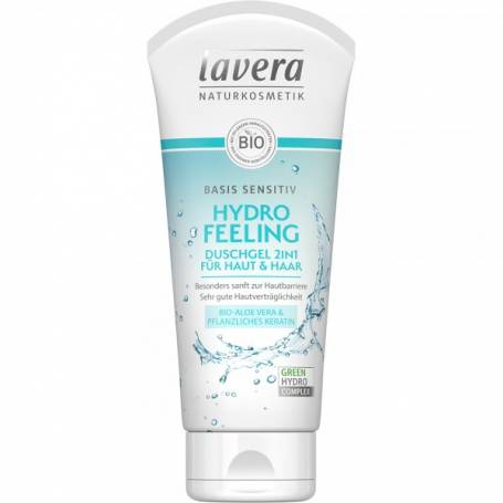 Gel de dus 2 in 1 Sensitiv Hydro Feeling, 200ml - Lavera