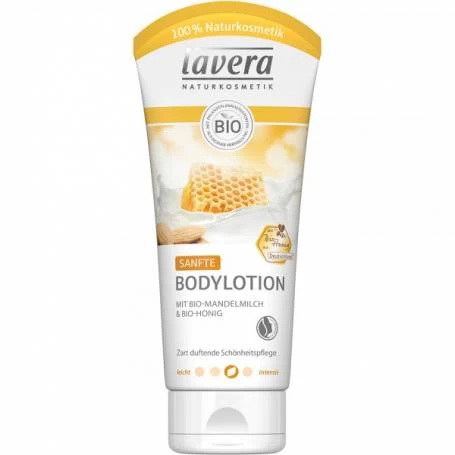 Lotiune de corp delicata cu lapte de migdale si miere, 200ml - Lavera