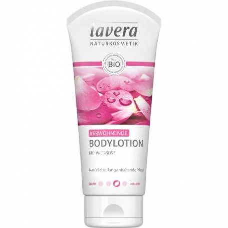 Lotiune de corp pentru rasfat cu trandafir salbatic, 200ml - Lavera