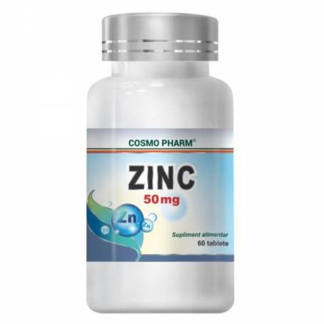 Zinc, 50mg, 60tbs - COSMO PHARM