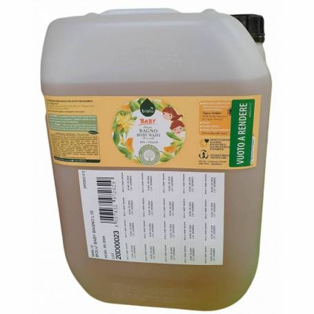 Gel de dus cu ulei de mandarin pentru copii, eco-bio, 10l - Biolu