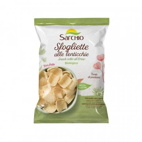 Snack cu linte, eco-bio, 55g - Sarchio