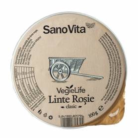 Pate vegetal din Linte rosie, 100g -  Sano Vita