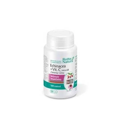 Echinaceea+Vitamina C+Seleniu+Zinc 30cps - Rotta Natura