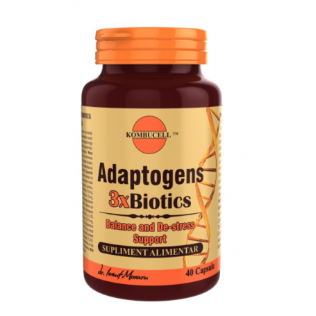 Adaptogens 3xBiotics, antioxidant, 40cps - MEDICA