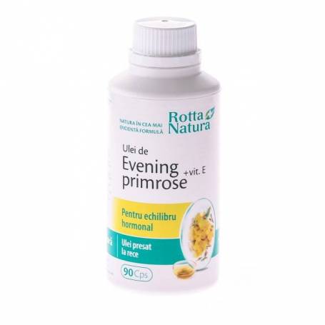 Evening Primrose Vitamina E 90cps - Rotta Natura