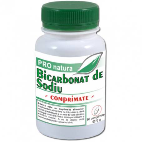 Bicarbonat de sodiu, 60cpr - MEDICA