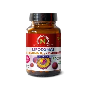 Lipozomal Vitamina B12 si Riboza, 60cps - Hyperfarm