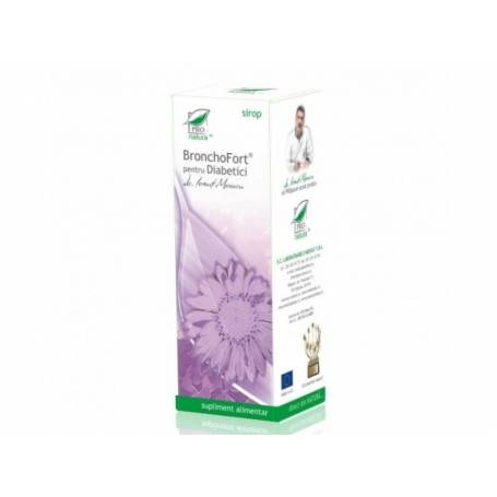 Sirop Bronchofort pentru diabetici, 100ml - MEDICA