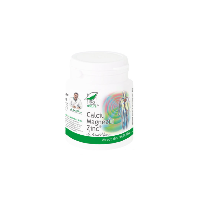 Calciu Magneziu si Zinc, 30cps si 150cps - MEDICA