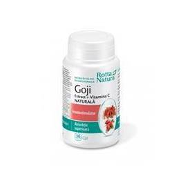 Goji Extract cu Vitamina C Naturala 30cps - Rotta Natura