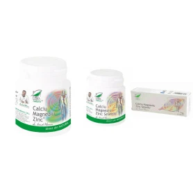 Calciu Magneziu Zinc Seleniu 150cps, 60cps si 30cps - MEDICA