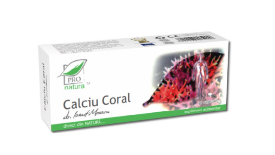 Medica - Pro Natura Calciu coral, 30cps - medica