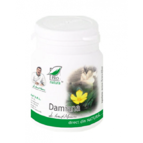 Tonic afrodisiac, Damiana, 60cps - MEDICA