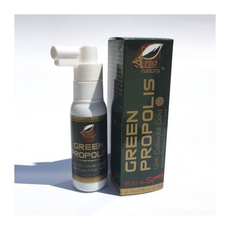 Green Propolis si Aur Coloidal Spray, 30lm - MEDICA