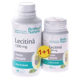 Lecitina 1200mg 90cps + 30cps gratis - Rotta Natura