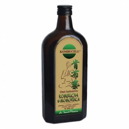 Otet balsamic kombucha si momordica, 500ml - MEDICA