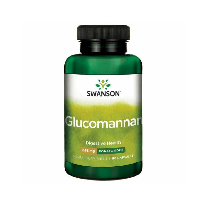 Glucomannan, 665mg, 90cps - Swanson