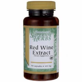 Extract de Vin Rosu, 500Mg, 90cps - Swanson